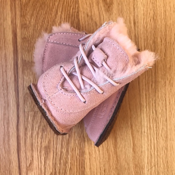 Like new pink UGG booties - Picture 3 of 4
